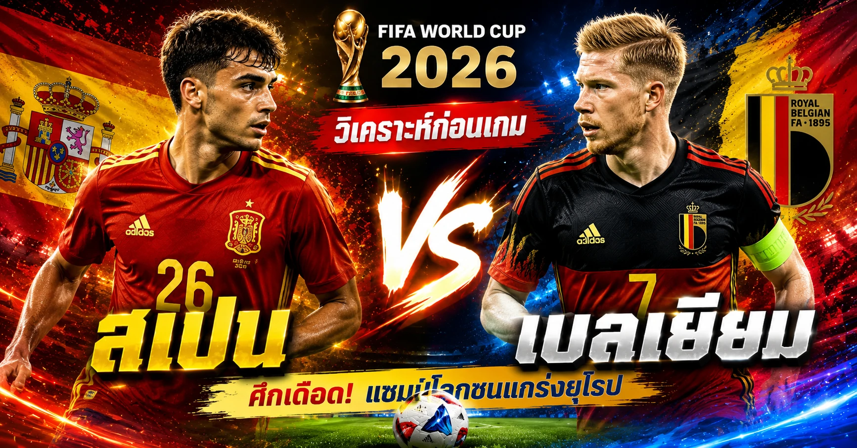 Spain vs Belgium
