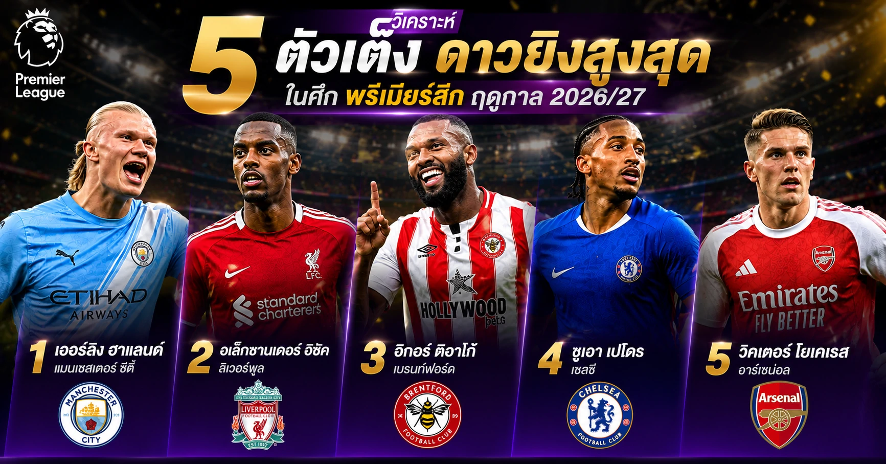 Premier League Top 5 Goals