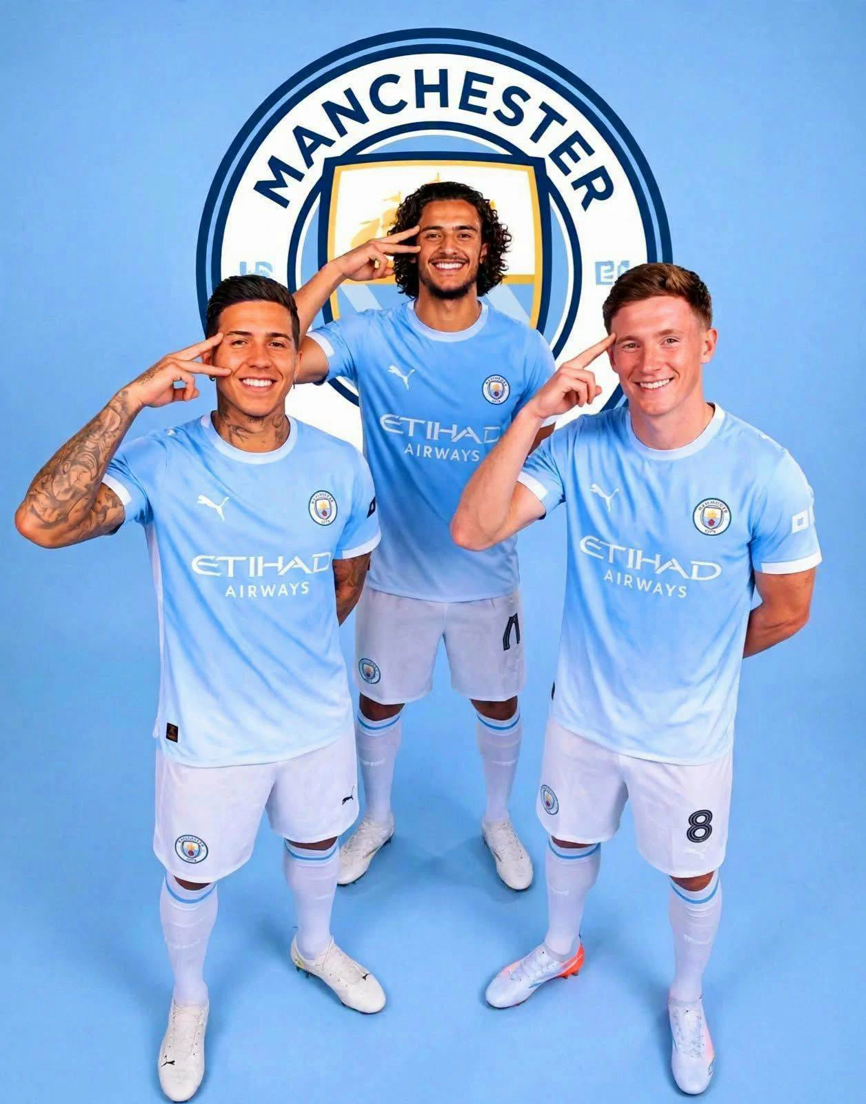 Elliot Anderson , Ayyoub Bouaddi , Enzo Fernández Man City